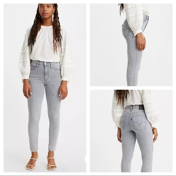 Levi’s HIGH SUPER SKINNY WOMEN'S JEANS W26 L30 - Picture 3 of 10
